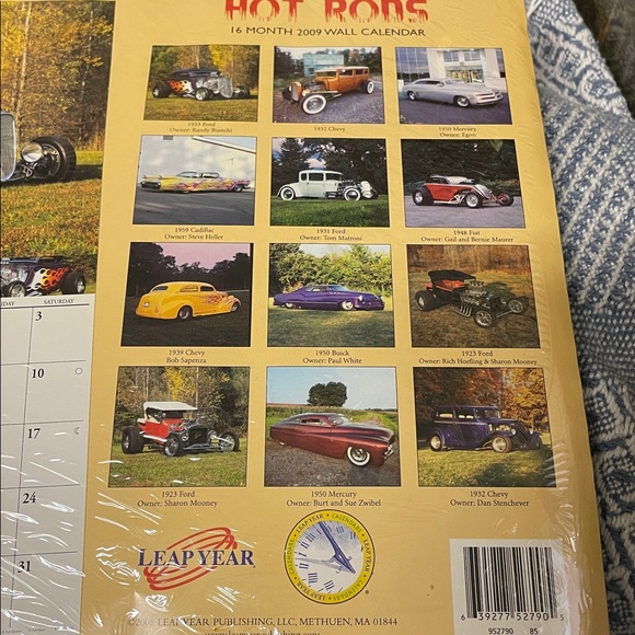 Hot Rods Wall Calendar - Picture 5 of 8